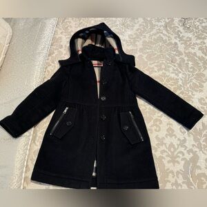 Black Burberry Coat for Girls..